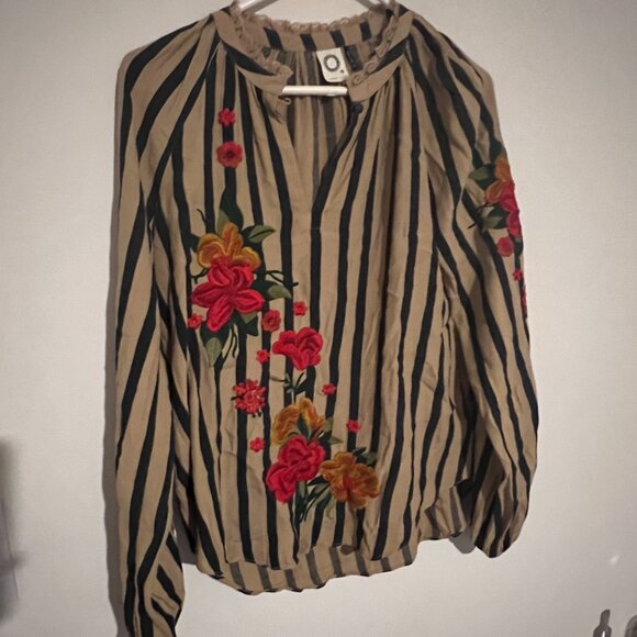 ANTHROPOLOGIE AKEMI KIN MANUELA EMBROIDERED BLOUSE XS - Picture 7 of 10